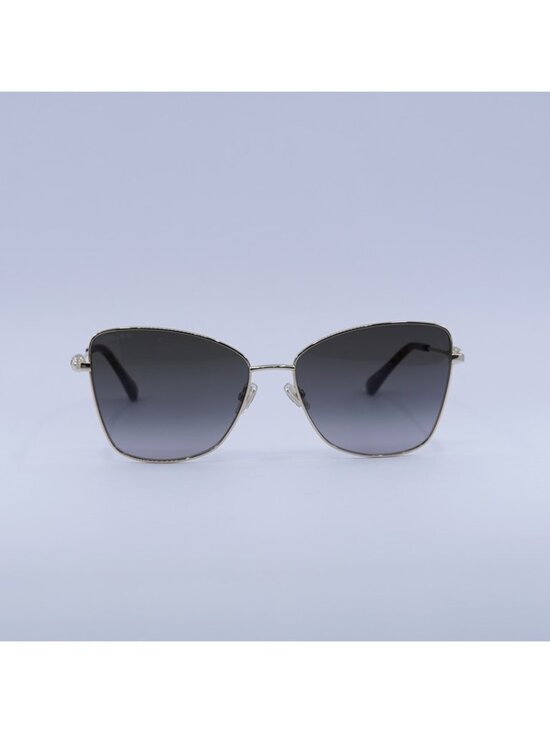 Jimmy Choo TESO/S 0000 HA Sunglasses Gold Butterfly Frame, Brown Lenses main image 5